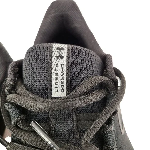 Under Armour Charged Pursuit 3 Women's Running Shoes Size 8 Black/White - Picture 3 of 12